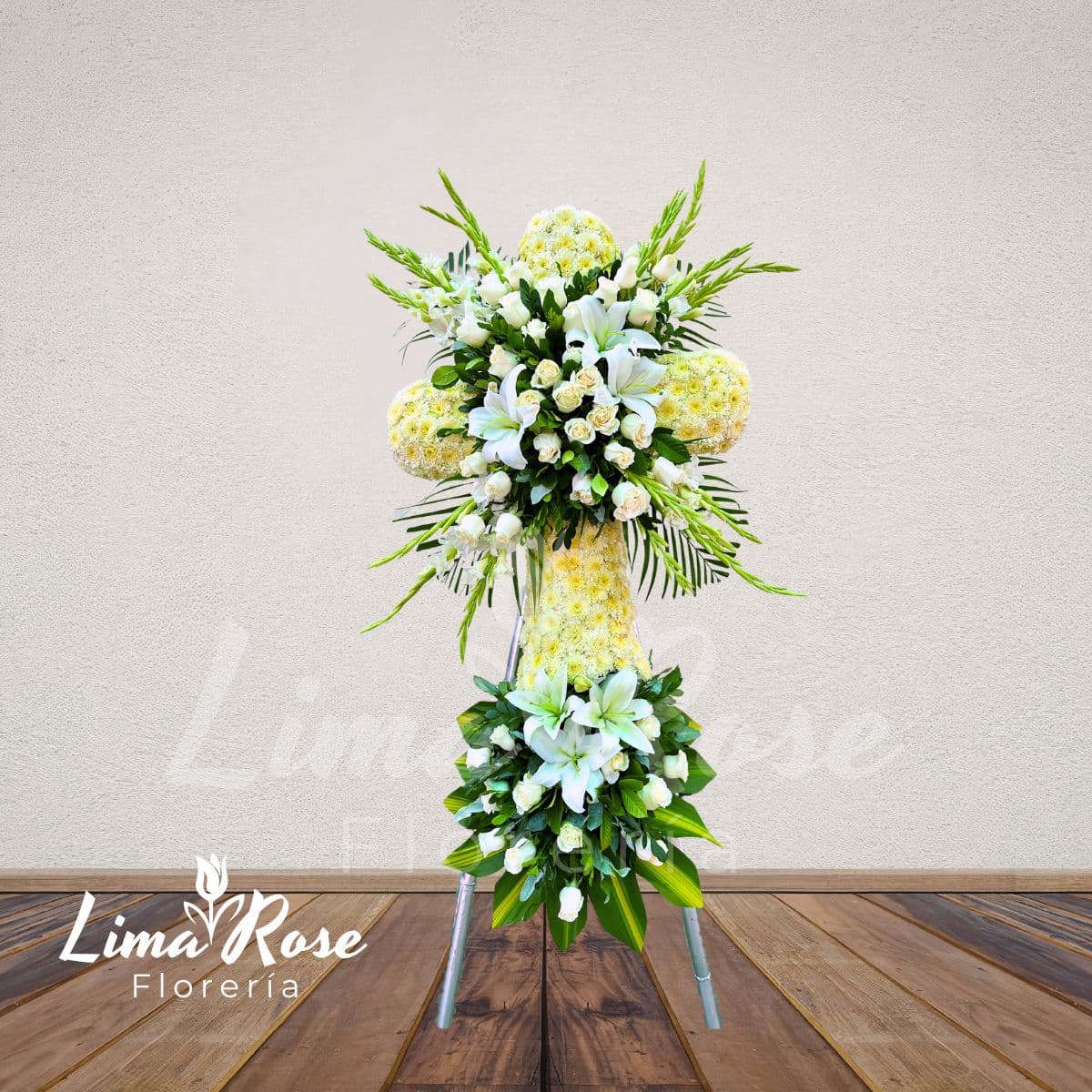 Cruz Floral Luz de Fe